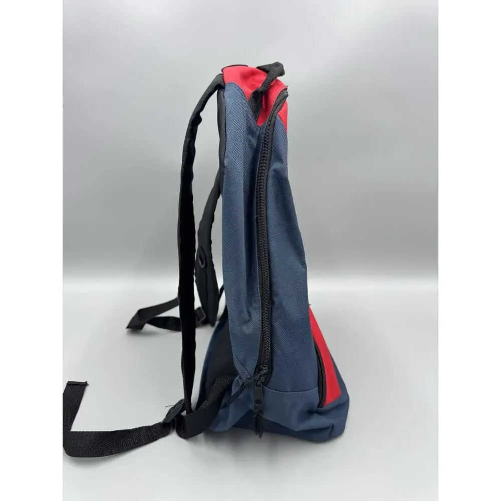 U.S. Polo Association Blue Red US Polo ASSN. Small Flag 1890 Backpack Book Bag